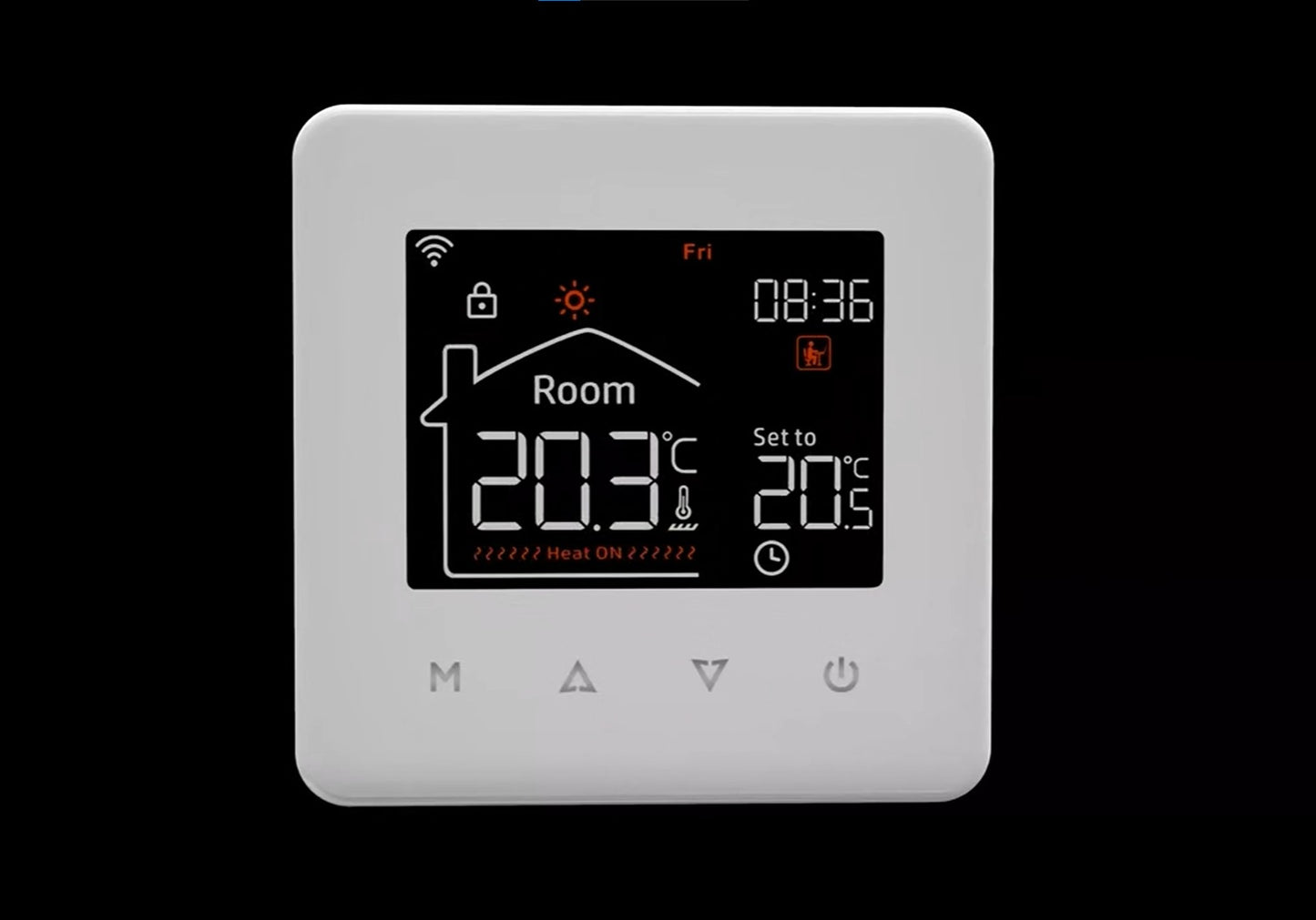 🔥 Termostat Smart WiFi – Control Inteligent al Temperaturii, Economie și Confort!