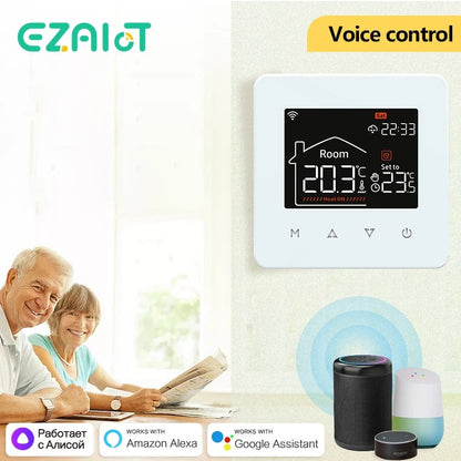 🔥 Termostat Smart WiFi – Control Inteligent al Temperaturii, Economie și Confort!